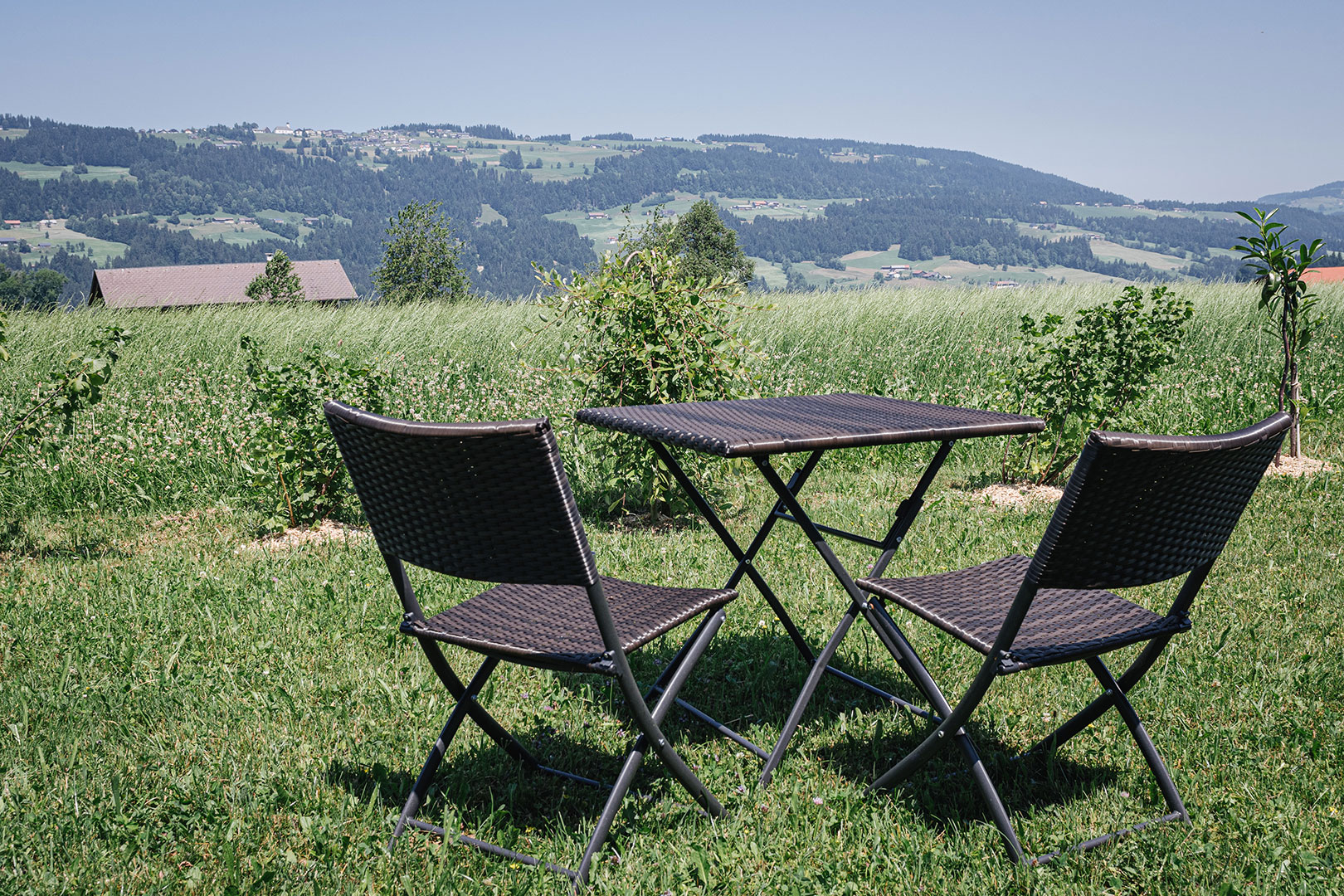 Garten-Sitzgelegenheit Pension Sonnblick in Krumbach