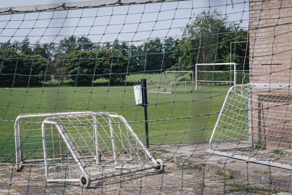 Tore auf dem Fußballplatz in Nieuw-Schoonebeek