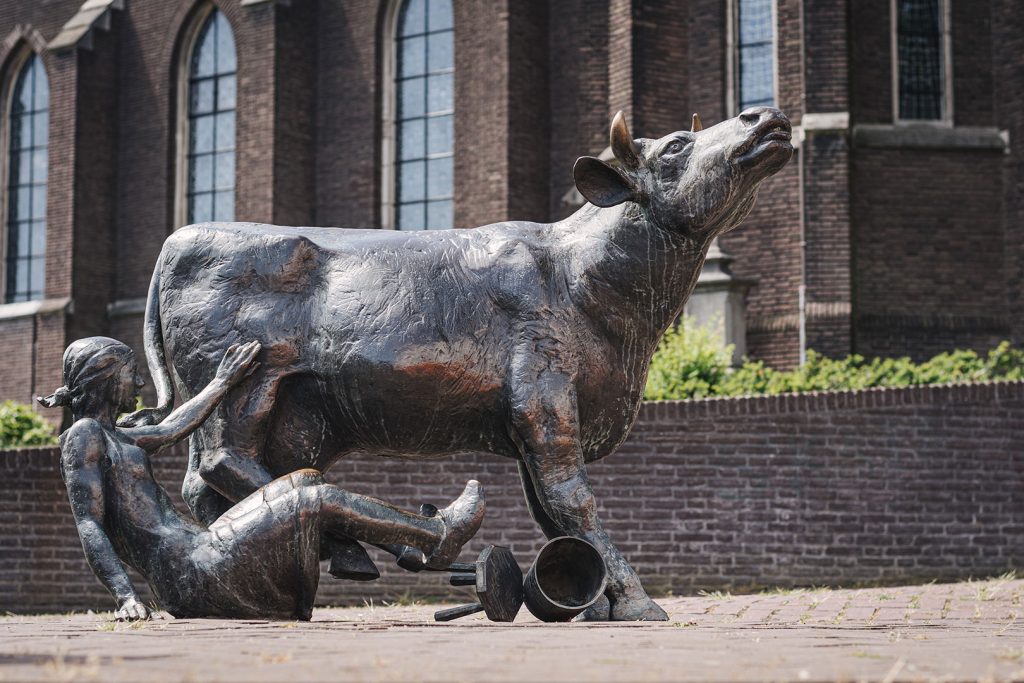 Skulptur Kuh in Twisteden