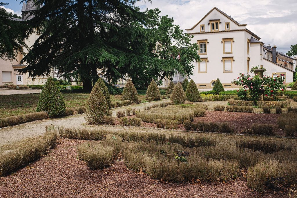 Schlossgarten in Schengen am Dreiländereck D-L-FR