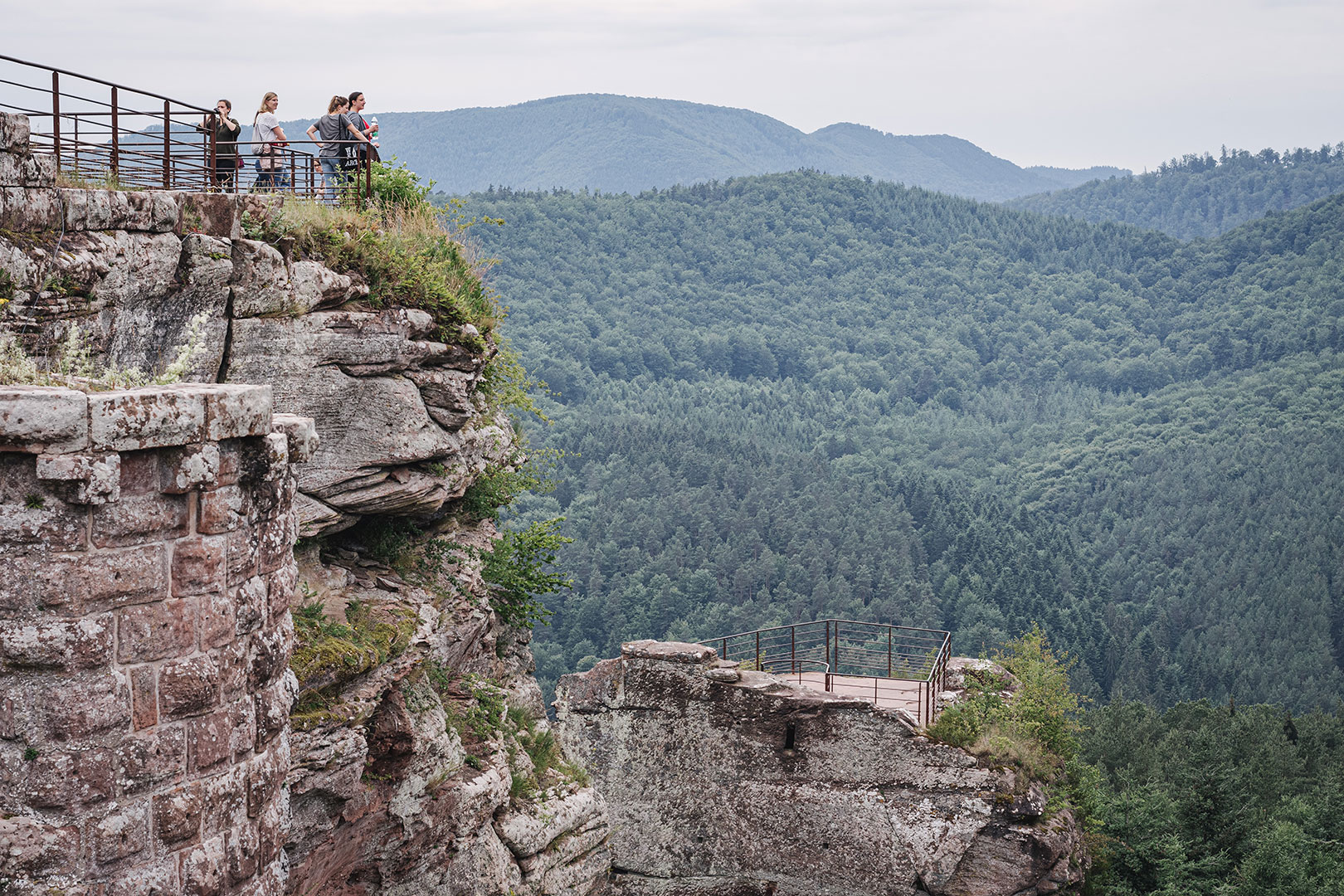 Aussicht der Burg Fleckenstein