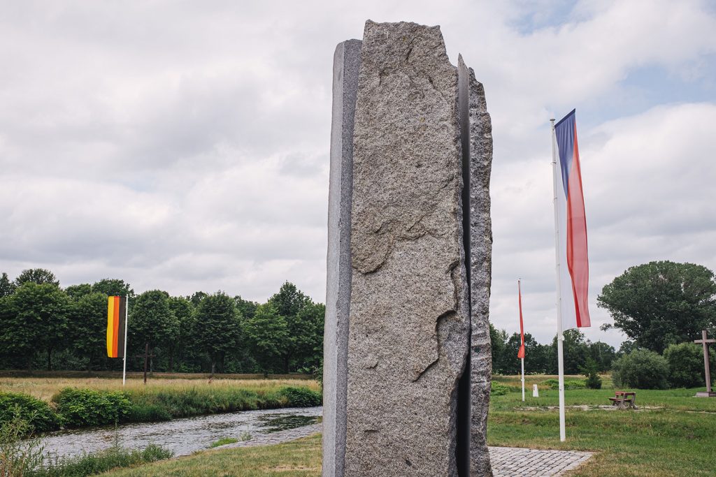 Stein am Dreiländereck Deutschland-Tschechien-Polen