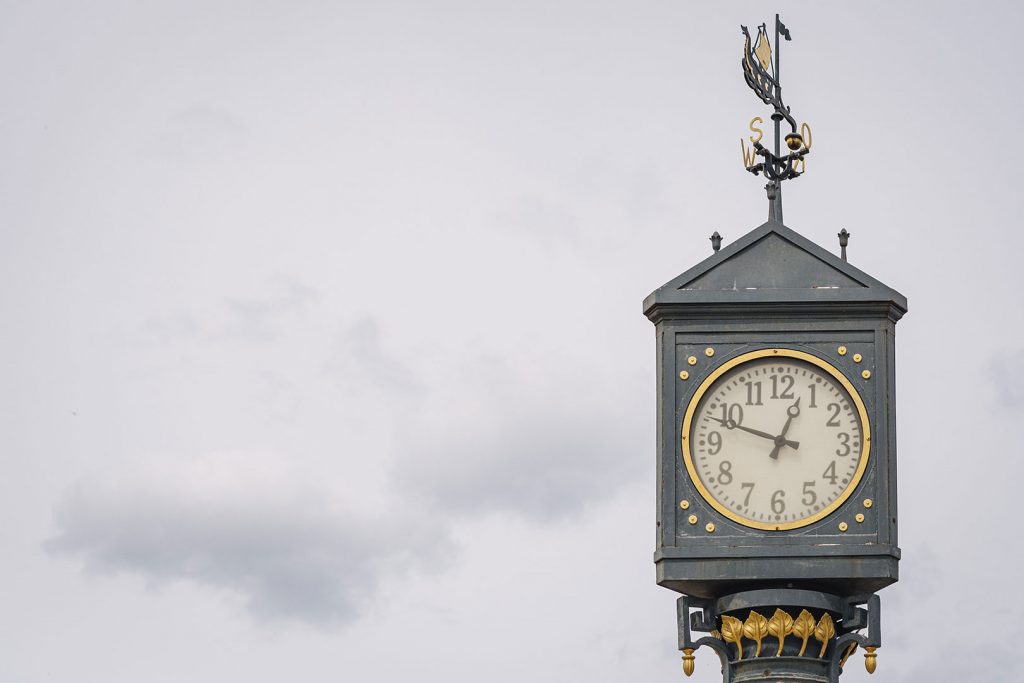 Historische Uhr auf Usedom