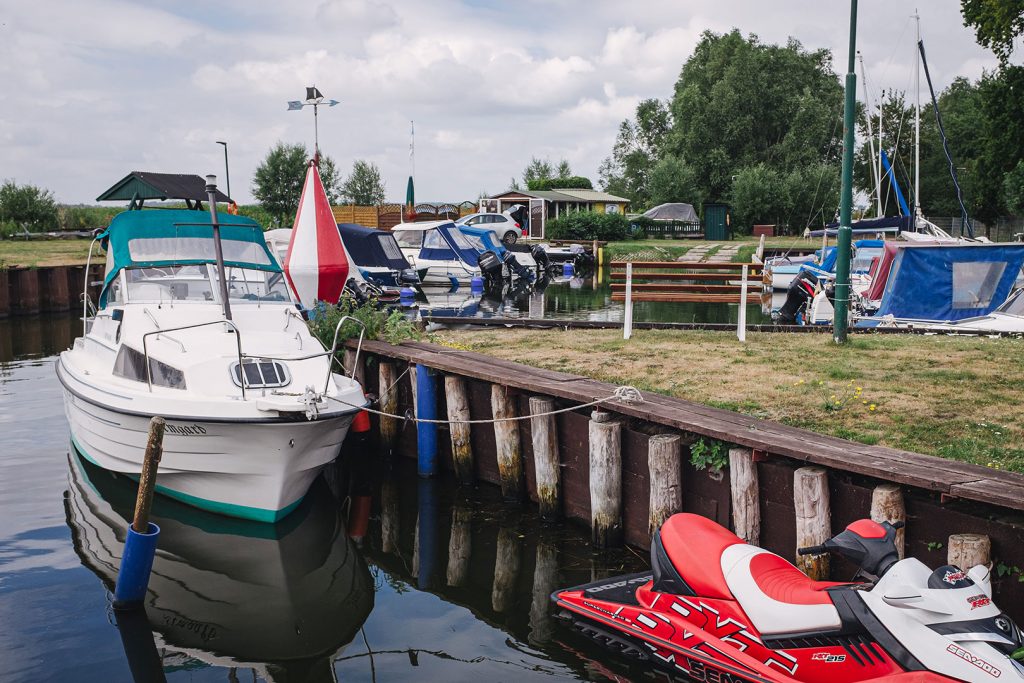 Boote im Hafen auf Usedom