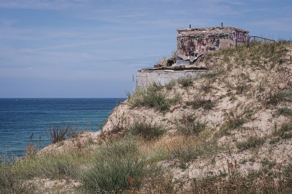 Bunkeranlagen an der Steilküste in Niehagen