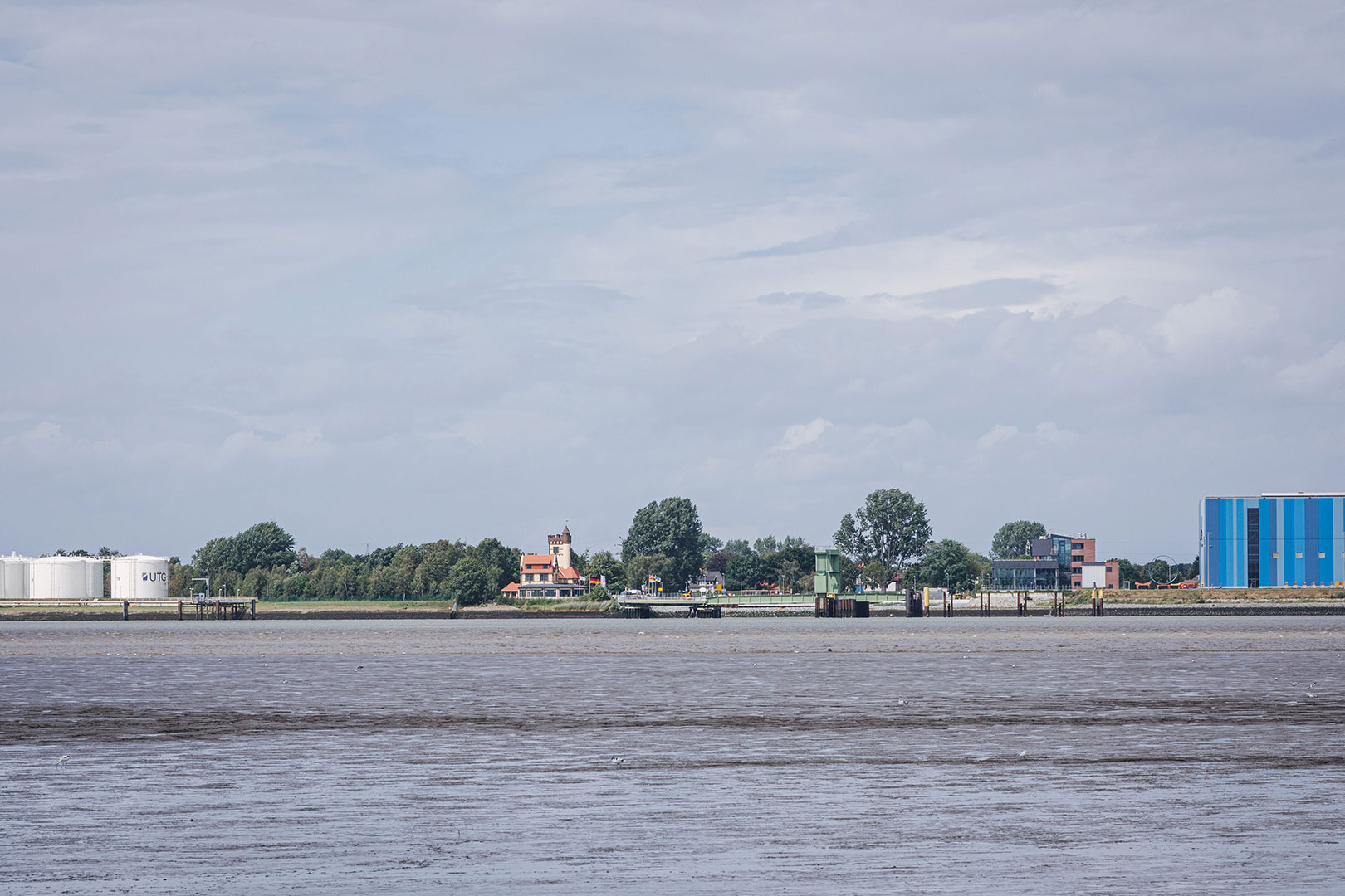 Blick von Bremerhaven nach Blexen