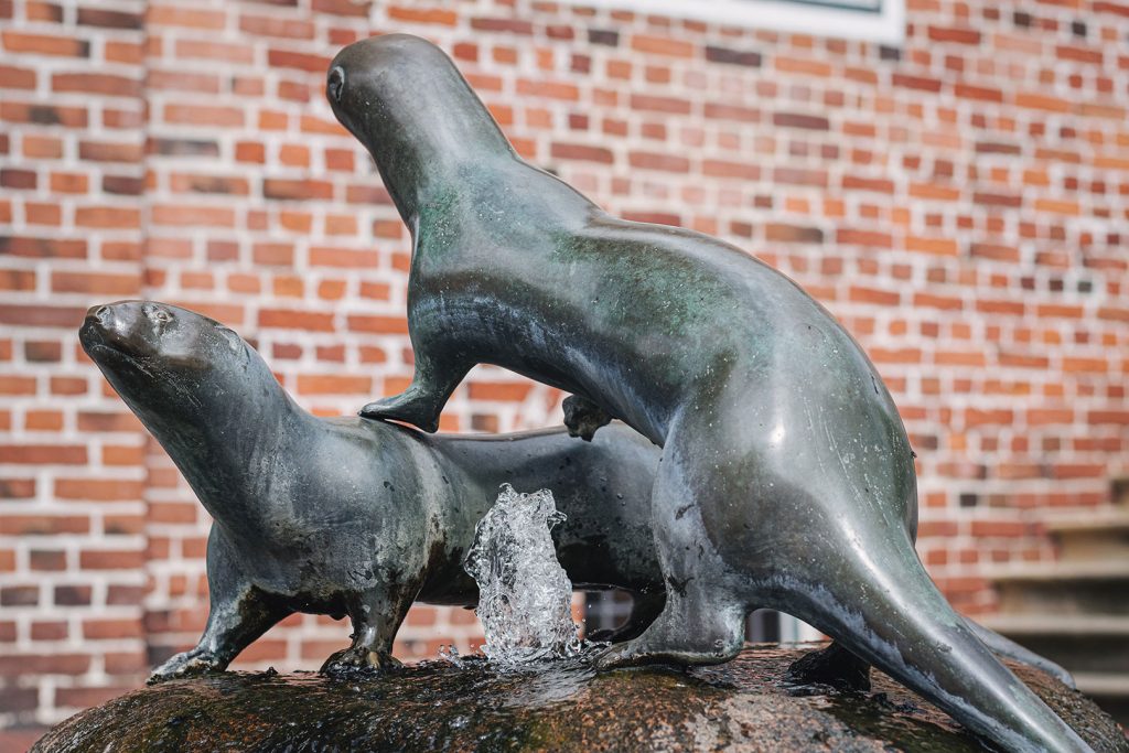 Otternskulptur in Otterndorf